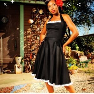 PUG clothing ginger dress in blue